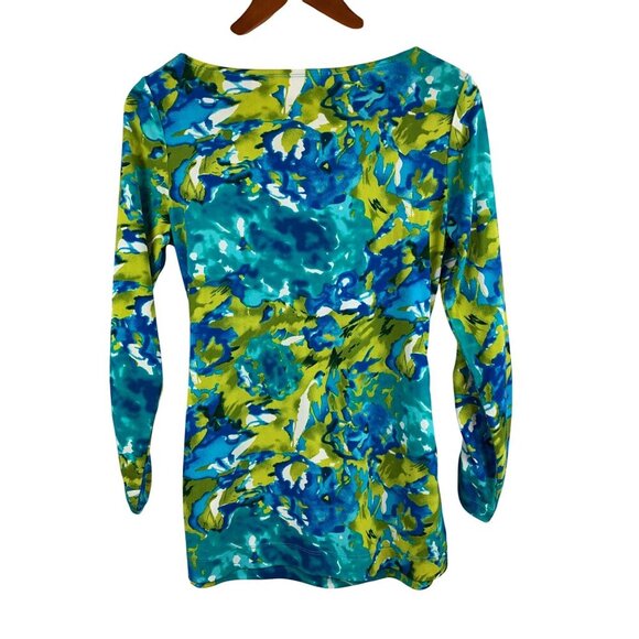 Simonton Says Womens Floral Long Sleeve Top XXS - Picture 2 of 5